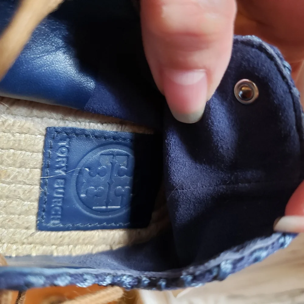 Tory Burch Sanoma Ghillie Espadrilles Slip On Lace Up Summer Shoes Designer